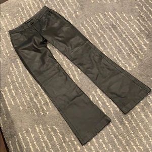 Theory Black Leather Pants